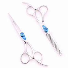 Wholesale 50Pcs Hair Scissors Z1016 6.0" Stainless Hair Cutting Shears Barber Thinning Shears Professional Hairdressing Scissors 2024 - buy cheap