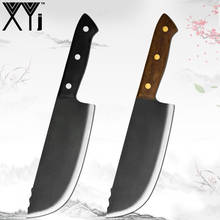 XYj кухонный нож из нержавеющей стали для приготовления пищи 7,5 дюйма Нож для говядины нож для нарезки мяса мясницкий нож новый дизайн лезвие Многофункциональный аксессуар 2024 - купить недорого