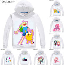 Adventure Time-Sudadera personalizada con capucha para hombre y mujer, suéter con estampado clásico de la princesa Bonnibel Bubblegum, de Anime, de moda, Jake Dog Finn 2024 - compra barato