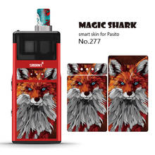 Magic Shark Cartoon Duck Weave Tiger Fox Ultra Thin Skin Film for Pasito Cover Pod Vape Sticker Case for Smoant Pasito 2024 - buy cheap