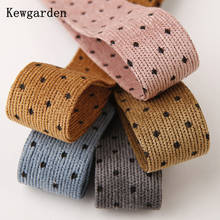 Kewgarden 1" 1.5" 38mm 25mm Printed Dot Corduroy Fabric Ribbons DIY Bow Tie Hair Accessories Handmade Tape Webbing 10 Yards 2024 - buy cheap