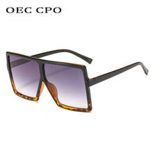 Vintage Oversized Sunglasses Women/Men Fashion Style Square Brand Design Sun Glasses Men Gradient Lens Oculos UV400 O27 2024 - buy cheap
