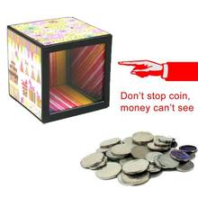 Magic Piggy Bank Funny Gadgets Close-up Money Box Desk Decor Game Coin Disappear Party Funy Gift For Children Creative Fancy Toy 2024 - buy cheap