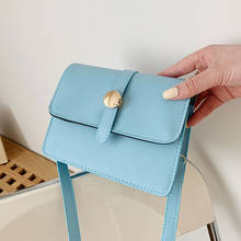 Simple Fashion Handbags For Women High Quality Pu Leather Shoulder Bag Designer Solid Color Female Crossbody Bag Messenger Bag 2024 - buy cheap