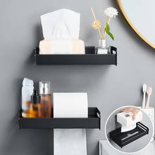 Aluminum Wall-mounted Bathroom Toilet Roll Paper Rack Kitchen Tissue Storage Shelf Bathware Holder 2024 - buy cheap