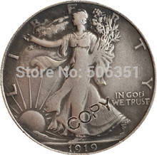 1919,P D S Walking Liberty Half Dollar COPY COINS 2024 - buy cheap