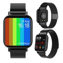1,54 дюймов M96 Смарт-часы монитор сердечного ритма во время сна фитнес-трекер водонепроницаемые спортивные Смарт-часы Bluetooth Вызов для Android iOS 2024 - купить недорого