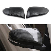 Embellecedor de cubierta de espejo de puerta lateral ABS, estilo de fibra de carbono, para Toyota Hilux Revo 2015, 2016, 2017, 2018, accesorios de coche 2024 - compra barato