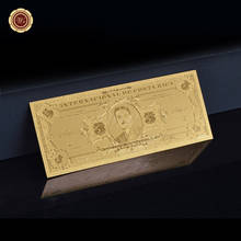 WR-billetes falsos de dinero para hombre, billete de aluminio dorado de Costa Rica con marco Coa, billetes sin moneda, accesorio de dinero, regalo de recuerdo 2024 - compra barato