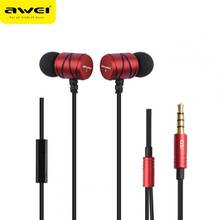 AWEI Q5i Wired Earphone In-ear Stereo Sound TPE 3.5mm Interface Earphone for Computer 9.8mm Bass Driver Big Moving Coil Headset 2024 - buy cheap