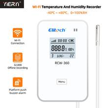 RCW-360 Tuya wifi, registrador de datos de temperatura, Monitor remoto inalámbrico de humedad, almacenamiento de datos en la nube, protección IP 64 2024 - compra barato