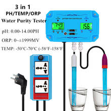 PH Meter ORP Tester 3 in 1 PH ORP TEMP Controller PH Water Quality Monitor PH-2839 Water Purity Tester for Aquarium Pool 2024 - buy cheap