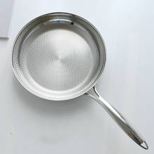 28cm Honeycomb Pot uncoated 304 pan Frying Pan Pancake steak Physical non-stick frying pan Induction Cooker 2024 - buy cheap