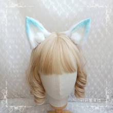 Lolita headdress hairpin antique fox demon cat ear ear hair hand made simulation beast ear cos 2024 - buy cheap