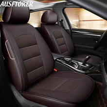 AUSFTORER-Fundas de asiento de cuero perforadas para Cadillac SRX, 2013, 7 protectores de asientos, accesorios de Interior 2024 - compra barato