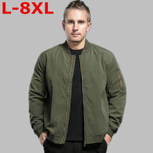 new PLUS SIZE 8XL 7XL Brand Jacket Men Clothes Trend College Slim Fit High-Quality Casual Mens Jackets And Coats 2024 - buy cheap