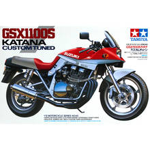 1/12 escala montagem da motocicleta gsx1100s katana (custotuned) motocicleta modelo kits de construção brinquedo tamiya 14065 2024 - compre barato