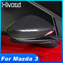 Hivotd For Mazda 3 Bp 2022-2019 Accessories Rearview Mirror Cover  Chrome Carbon Decorative Moulding Car Styling Exterior Parts 2024 - buy cheap