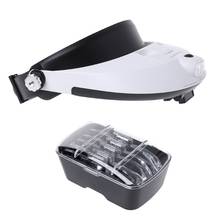 AIMOMETER LED Lamp Light Headband Headset Head Jeweler Magnifier Magnifying Glass Loup 2024 - buy cheap