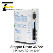 WaveTopSign 3 Fase Stepper Motor Driver 3D722 YKD3722M AC110V-220V Jogo 3 86 Do Motor de Fase 110 130 2024 - compre barato