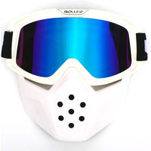 Retro à prova de vento aberto rosto capacetes óculos máscara do capacete da motocicleta do vintage óculos motocross capacete para tubarão capacetes 2024 - compre barato