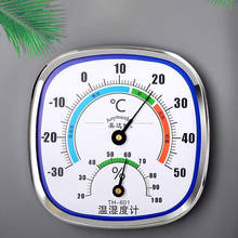Medidor de temperatura y humedad montado en la pared, termómetro de cocina para interiores y exteriores, higrómetro, herramienta de medida 2024 - compra barato
