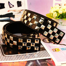 Sex and the City Sarah Jessica Parker Carrie Black Casual Wild Punk Fashion Studded Belt New 2024 - buy cheap