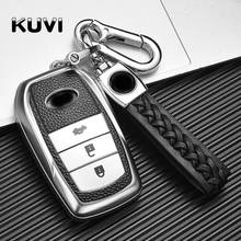 TPU Leather Car Remote Key Cover Case Fob For Toyota Corolla RAV4 Auris Crown Camry Prius CHR Prado Crown Land Cruiser 200 2024 - buy cheap