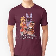 Five Nights At 2-Withered Away-Camiseta de algodón para hombre, S-6Xl de algodón, Fnaf, Five Nights At Chica Foxy Bonnie 2024 - compra barato