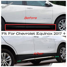 Lapetus-moldura lateral para puerta de coche, Tira protectora de desgaste, accesorios de coche aptos para Chevrolet Equinox 2017 - 2021 2024 - compra barato