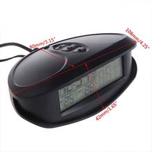 Digital Car In & Outdoor Thermometer Voltmeter Time Clock  Alarm Backlight EC98 2024 - buy cheap