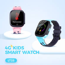 Reloj inteligente impermeable para niños, dispositivo con cámara 4G, videollamada, GPS LBS, WIFI, rastreador, termómetro, móvil, Chat de voz, IP67 2024 - compra barato
