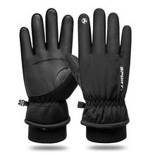 Loogdeel-guantes de esquí impermeables para hombre y mujer, manoplas cálidas antifrío para adultos, esquí, Snowboard, deportes al aire libre, Unisex, Invierno 2024 - compra barato