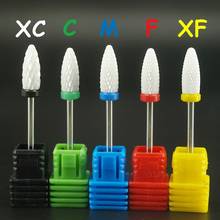 High quality 1PCS ceramic flame nail drill bits for electric nail manicure pedicure cutter machine tools,mix Grit 2024 - buy cheap