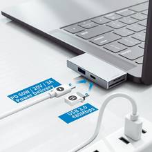 Adaptador convertidor 5 en 1 USB-C USB 3,0 HMDI/PD/micro-sd/lector de tarjetas TF, base de gran compatibilidad, velocidad de lectura rápida, carga rápida 2024 - compra barato