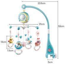 Baby bed bell ringing toy 0-18 months music bedside bell projection baby comfort toy education toy gift,Baby Rattle Toys 2024 - buy cheap
