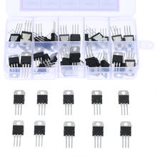50 шт., набор транзисторов серии L78 для МОП-транзисторов, ассортимент диодных транзисторов, набор Ассорти, 10 значений, 1/2/2 шт. 2024 - купить недорого