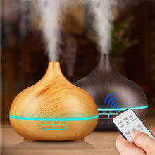 Humidifier Electric Aroma Air Diffuser Wood Grain Ultrasonic Air Humidifier Essential Oil Aromatherapy Mist Maker Home 2024 - buy cheap