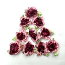 HL-Cinta de flores con hoja hecha a mano, apliques de cosido, accesorios DIY, 30 Uds., d0202 2024 - compra barato
