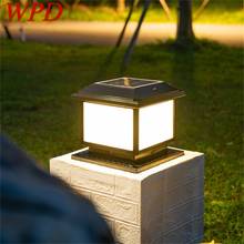 Outdoor Solar Post Lamp Wall Lights With Remote Control Waterproof IP65 Modern LED For Home Garden 2024 - buy cheap