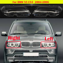 Cubierta impermeable para faro delantero de coche, pantalla brillante, tapa de carcasa, para BMW X5 E53, 2004-2006 2024 - compra barato