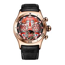 watch men,mens automatic mechanical watches Reef Tiger gold luxury fashion waterproof wristwatch sport relogio masculino RGA703 2024 - buy cheap