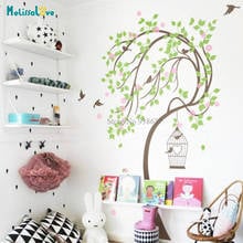 DIY Decal Cherry Blossom Tree Baby Nursery Kids room Decor Mural Removable Vinyl Wall Sticker Waterproof BB819 2024 - buy cheap