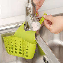 Simples rack de drenagem pia do banheiro cesta ajustável para sabão rack drenagem esponja ferramentas cozinha acessórios organizador armazenamento 2024 - compre barato