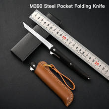 M390 Steel Fold Knife CS Go Portable Pocket Solid Wood Folding Knife Camping Hunting Knife Slicing Fruit Knives OutdoorTool EDC 2024 - buy cheap