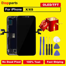 Black OLED For iPhone X XS LCD Screen Display with Glass Touch Screen Assembly Replacement Parts Free Shipping 2024 - buy cheap