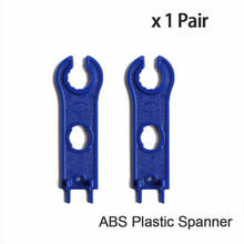 1Pair x Blue Solar Tool Solar Panel Connector ABS Plastic Pocket Solar Panel Connector Disconnect Tool Spanners Wrench 2024 - buy cheap