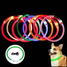 Led Usb Dog Collar Rechargeable Pet Dog Collar Night Dog Collars Glowing Luminous LED Night Safety Flashing Glow 2024 - buy cheap