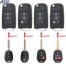 Modified Flip Key Shell for Toyota Prius C Corolla Yaris Avensis Toy 43 Replace Case 2 /2+1 /3 /4 Button Cover Fob 2024 - buy cheap