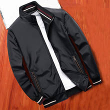 Куртка MANTLCONX мужская с воротником-стойкой, повседневная верхняя одежда, однотонная, деловой стиль, пальто 2024 - купить недорого